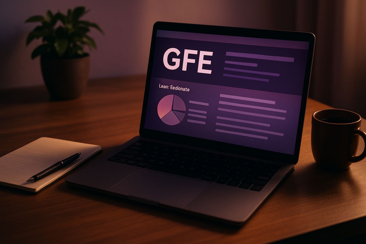 Ein aufgeräumter Arbeitsplatz, der Erwartungen zur Girlfriend Experience erklärt